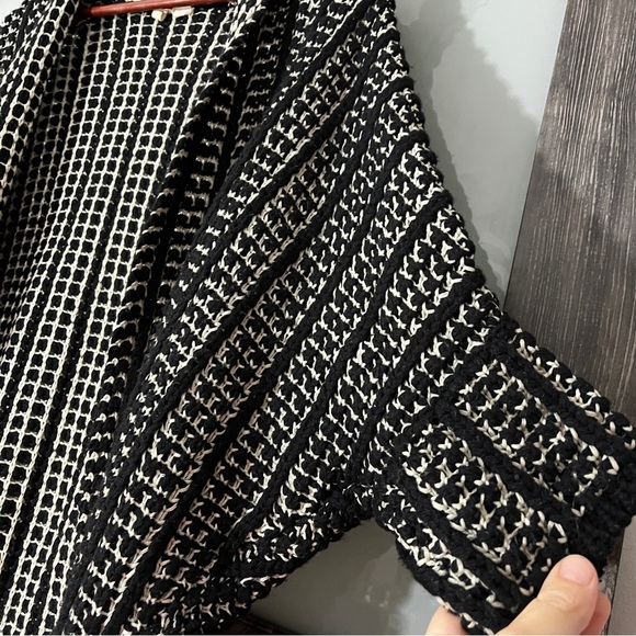 Anthropologie Moth Cocoon Cardigan S Boho Wool Blend Knit Whimsigoth Wednesday - Picture 4 of 10